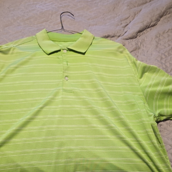 Walter Hagen Other - Walter Hagen Lime Striped Polo Shirt